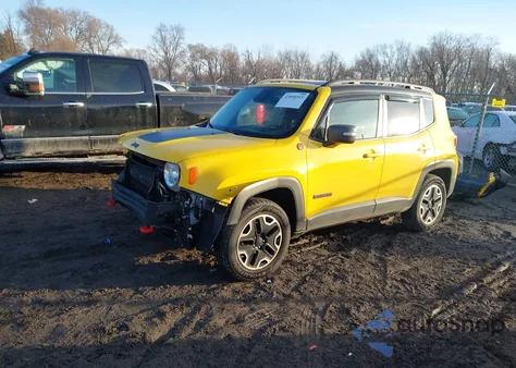 2016 Jeep Renegade Trailhawk from USA, damaged, VIN ZACCJBCT4GPC62815